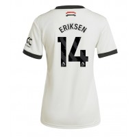 Camiseta Manchester United Christian Eriksen #14 Tercera Equipación para mujer 2024-25 manga corta